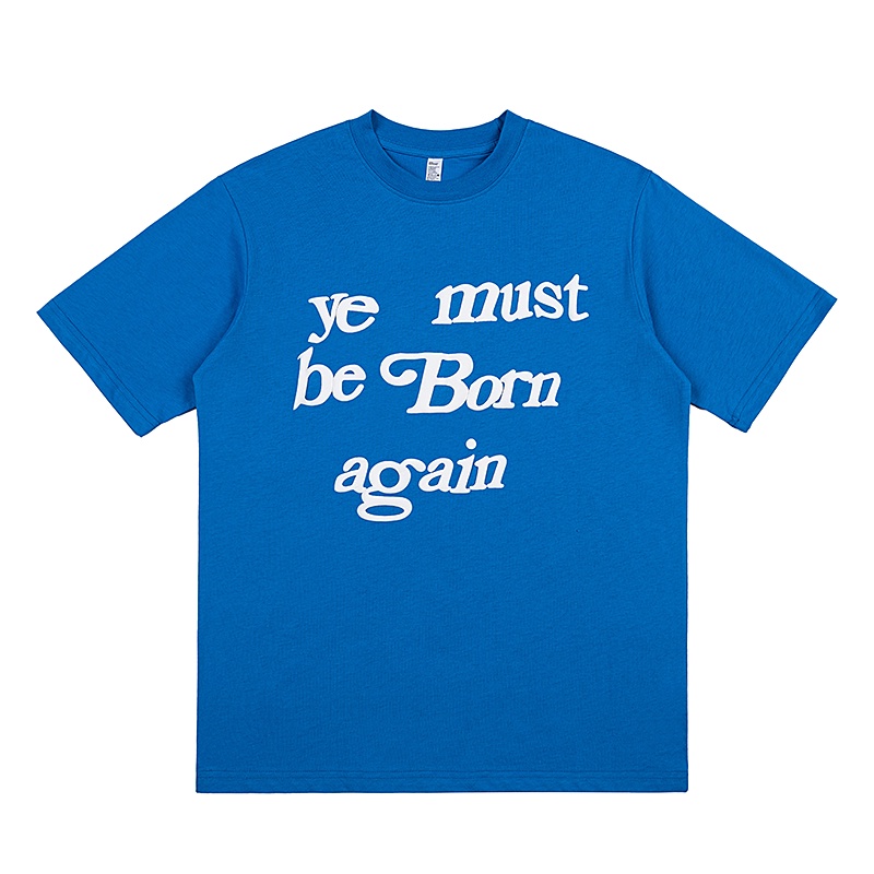 Ma-8-de- Áo Thun Tay Ngắn Cổ Tròn In Chữ Ba Chiều Bằng Xốp Thoáng Khí Thoải Mái Thời Trang Mùa Hè Chất Lượng Cao