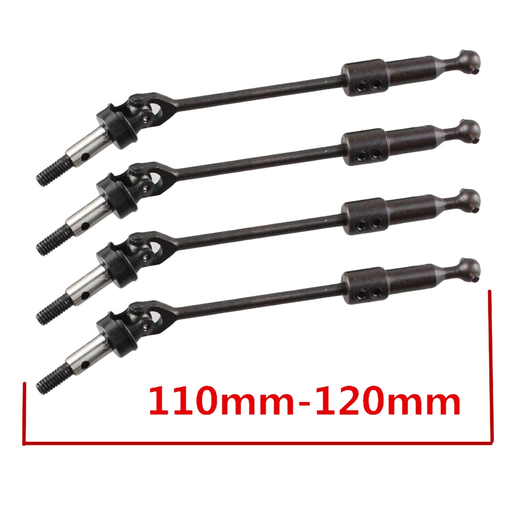 Set 4 Trục Xương Chó 110-120mm Chuyên Dụng Cho Xe Tải Điều Khiển Từ Xa HSP 94107 94170 94128 1 / 10