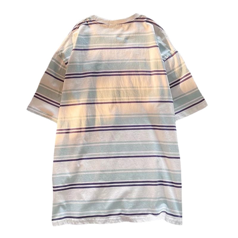 Áo Thun Tay Ngắn Dáng Rộng Cỡ Lớn Thoải Mái Phong Cách Hip Hop Đường Phố Hàn Quốc Cho Nam [M-2XL]