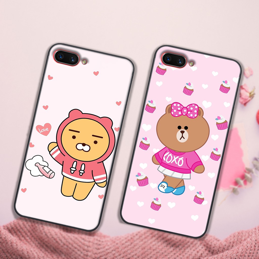 Ốp lưng điện thoại OPPO A3S - A1K in hình we are bear cute- Doremistorevn