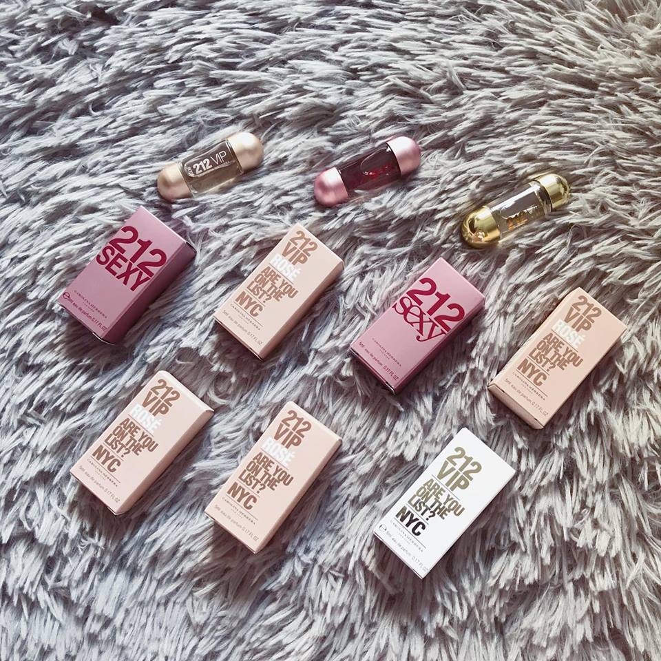 Nước hoa mini chính hãng nữ 212 Vip Rose