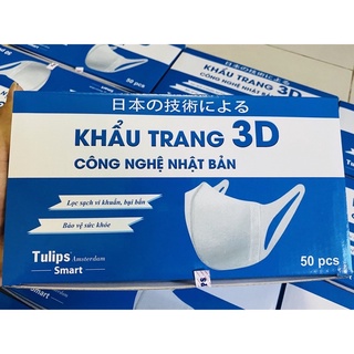 HỘP 50 CÁI KHẨU TRANG Y TẾ 3D NHẬT TULIPS🌷🌺🌺🌷🌷TULPS
