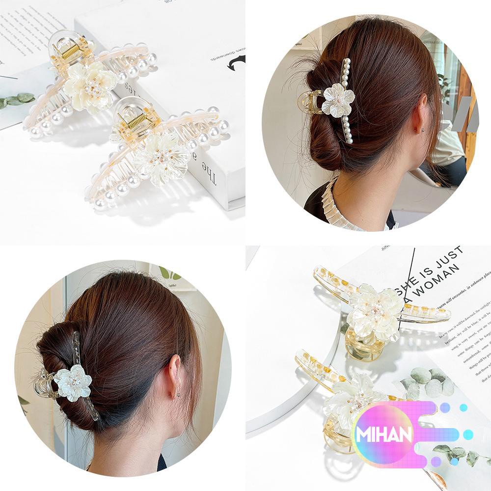 Kẹp Tóc Càng Cua Hình Hoa Chống Trượt Thời Trang Cho Nữ Mihan1