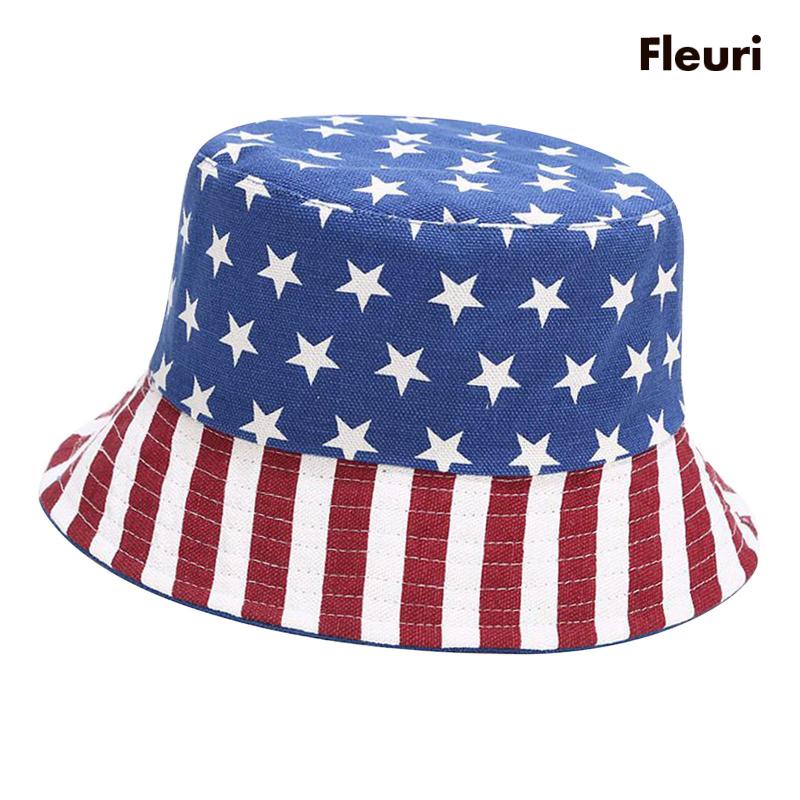 Nón Bucket Hoạ Tiết Cờ Mỹ Thời Trang 4th of July