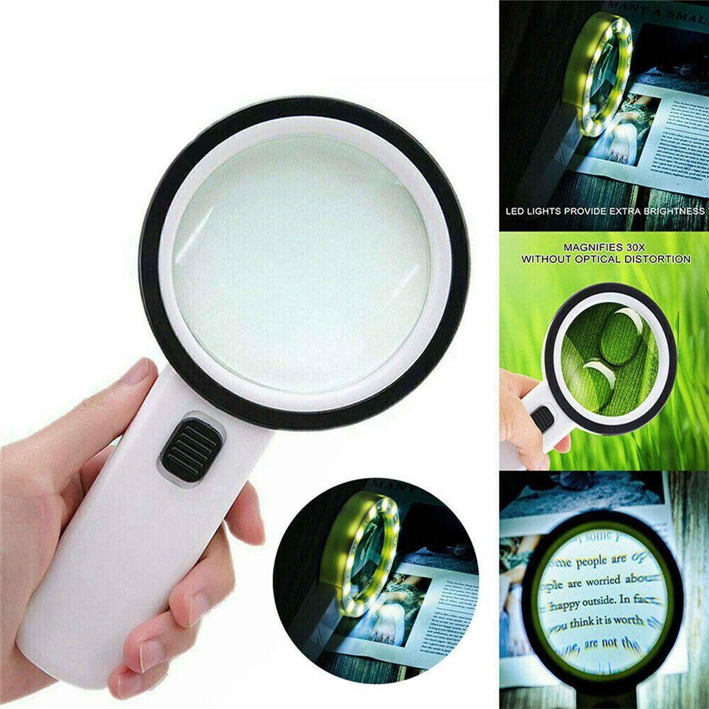 SUYO Kính Lúp Cầm Tay Sửa Chữa Trang Sức Có Đèn LED