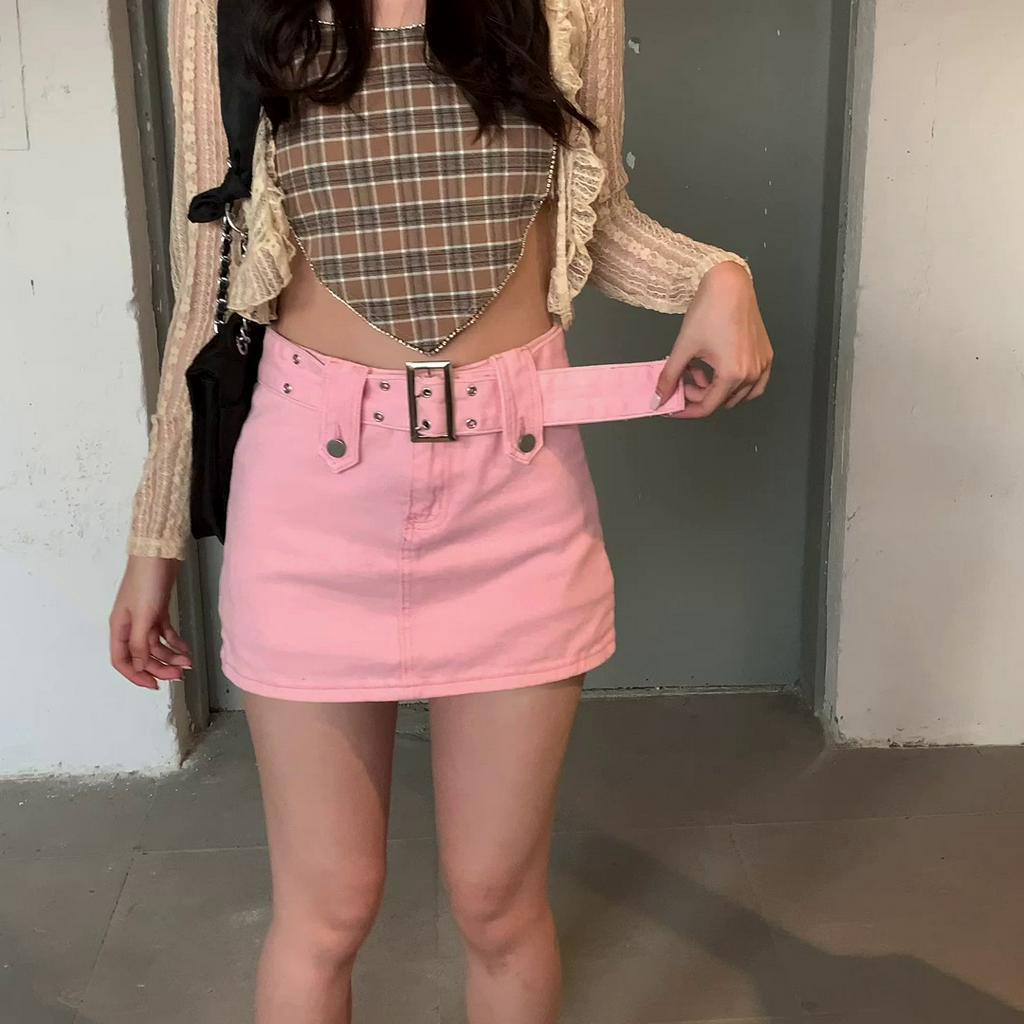 Chân Váy Ngắn Lưng Cao Nhiều Kích Cỡ Thời Trang Mùa Hè Cho Nữ