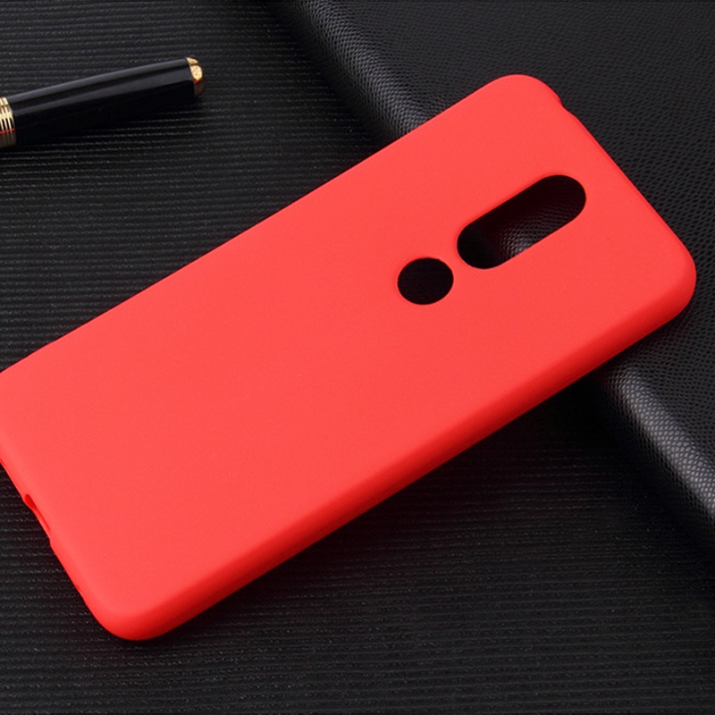 Ốp Điện Thoại tpu Mềm Chống Bụi Màu Kẹo Đục Cho nokia case 5 3.1 5.1plus x5 7plus 8 6.1 plus / x6