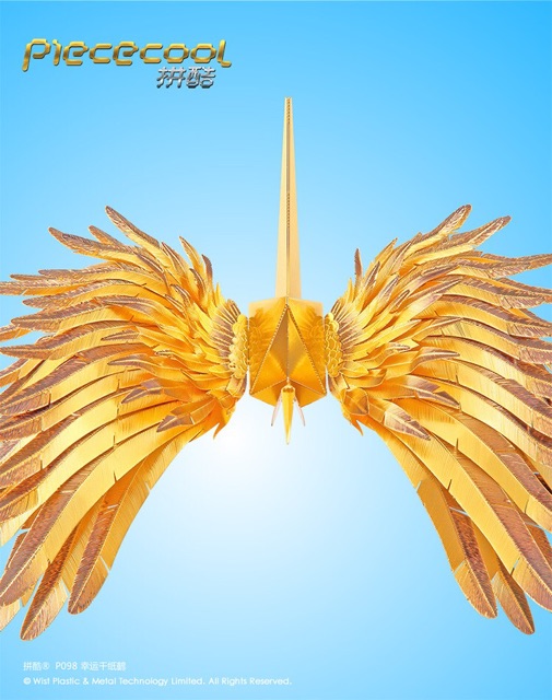 📌  Mô hình lắp ghép kim loại 3d Chim Hạc Vàng