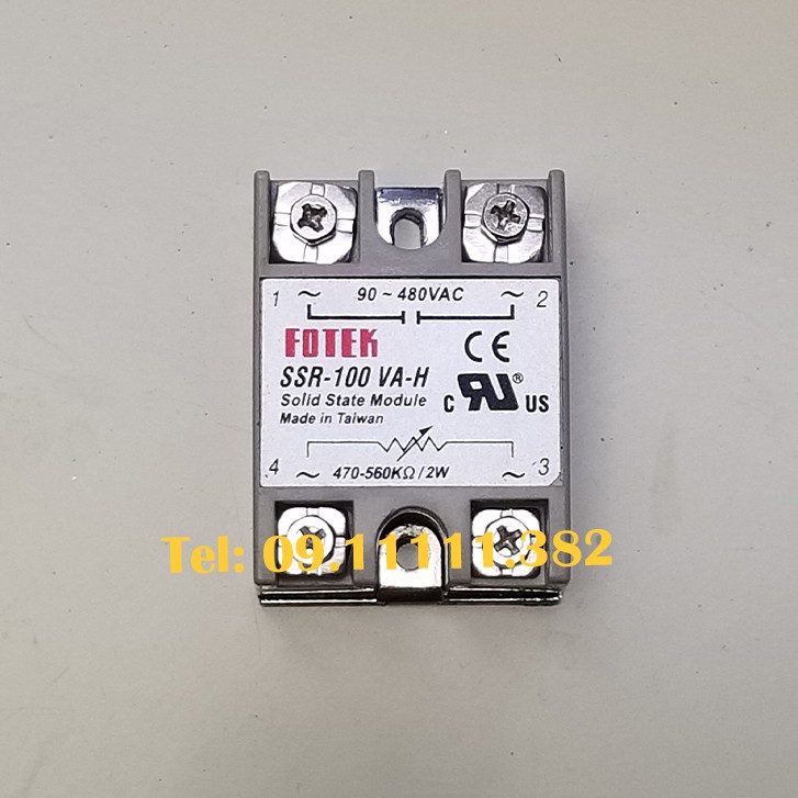 Relay bán dẫn Fotek SSR- 100 VA-H đóng ngắt mạch điện không tiếp súc