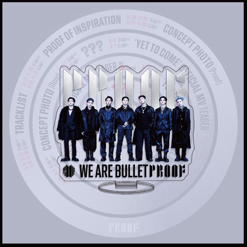 BTS Proof & 2022FESTA 9th Anniversary Action Figurines Standee Desk Stand