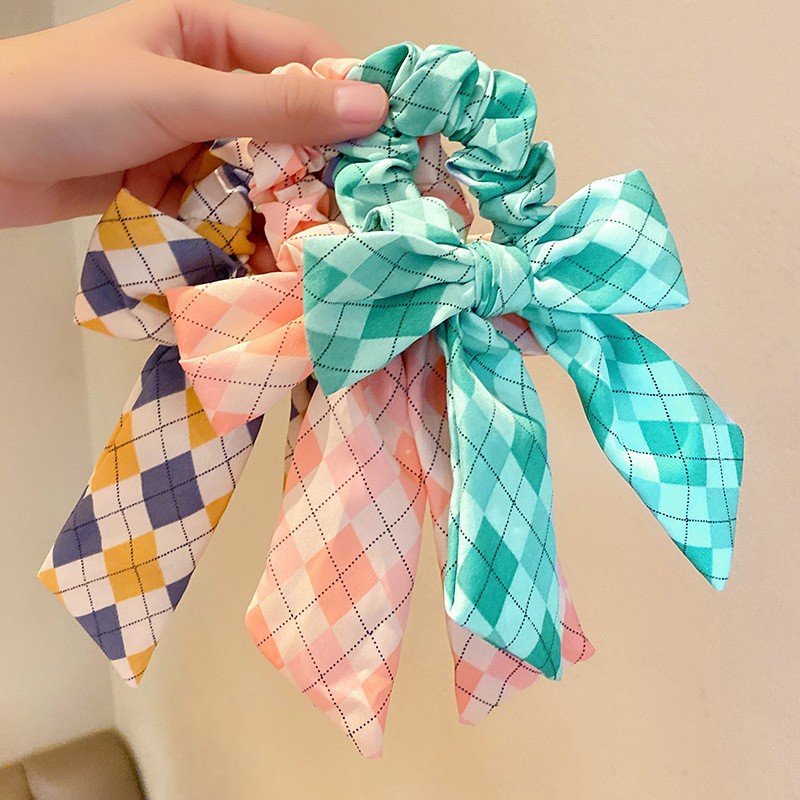 Dây cột tóc hình nơ ngọt ngào dễ thương phong cách Hàn quốc DNN