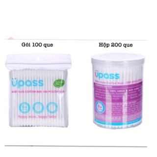 Tăm bông ngoáy tai upass made in thái lan cho bé