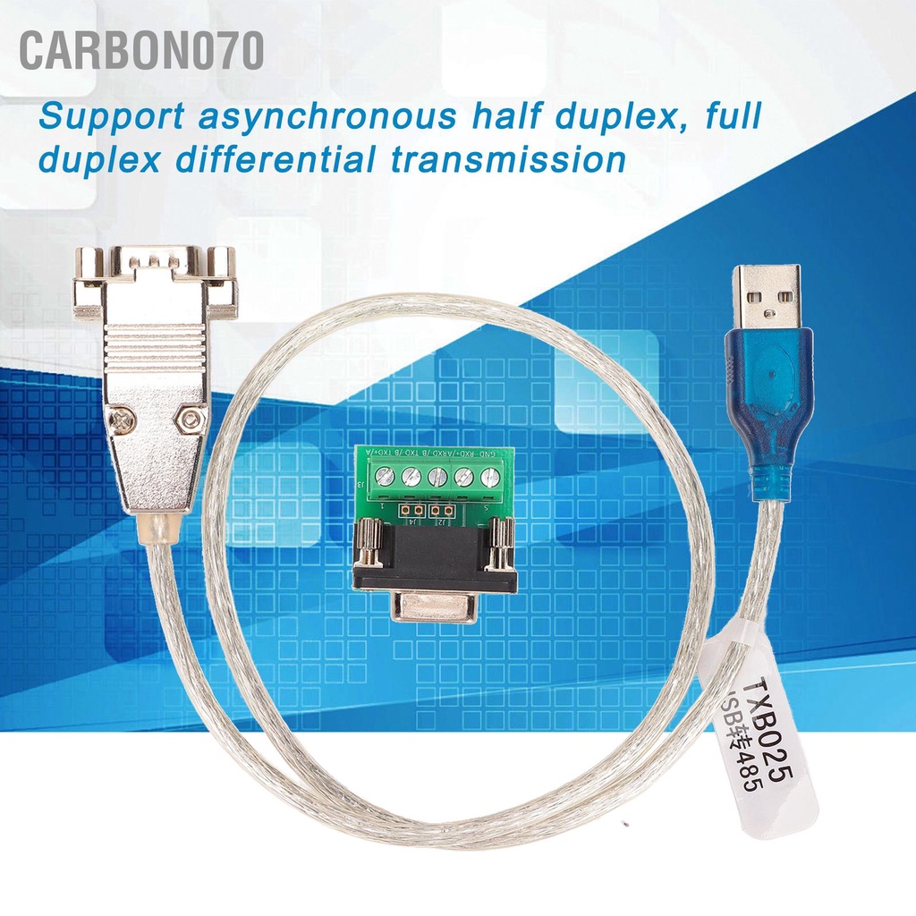 Carbon070 Cáp chuyển đổi cổng nối tiếp USB sang RS422 RS485 Khoảng cách truyền 1200m 485/422