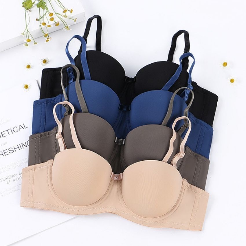 Áo ngực nữ su có gọng Cao Cấp, Áo lót không dây mút đệm vừa giúp tạo bầu ngực đầy đặn nhưng không gây ngột ngạt A2025