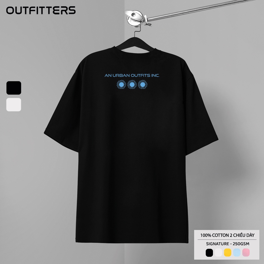 Áo Thun Tay Lỡ Nữ Nam Form Rộng ATO46 [SIGNATURE FULL BOX] Outfitters In UNIVERSE DO6M Planet 100 Cotton Local Brand0