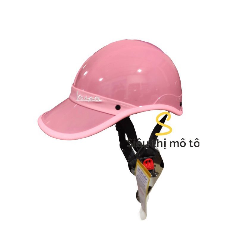 Mũ bảo hiểm Vespa viền da lưỡi trai