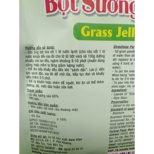 Bột sương sáo đen nam giao KCF