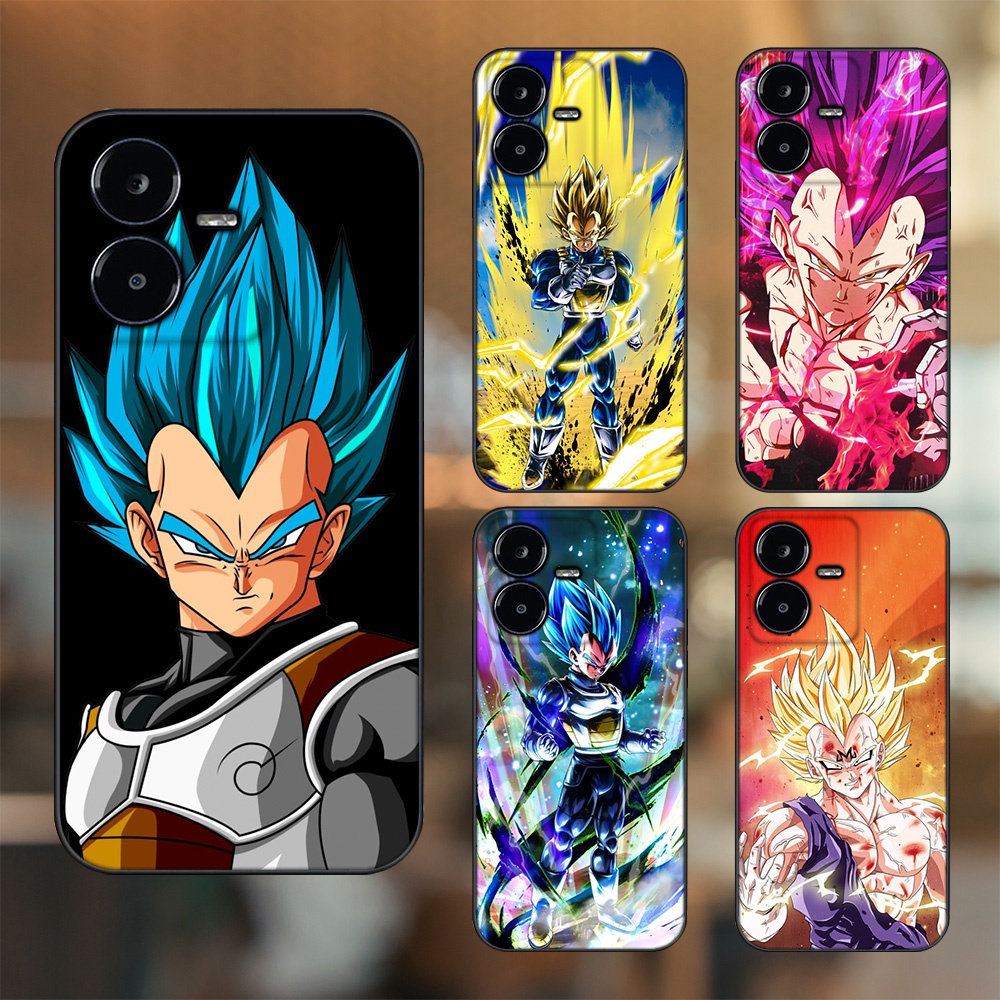 Ốp lưng Vivo Y22s viền đen in hình Vegeta Dragon Ball