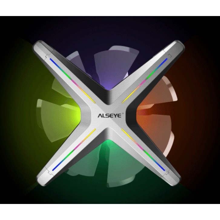 [Hàng Hiếm] Bộ fan kèm điều khiển ALSEYE X12 RGB AURA đồng bộ main cực chất , kit 3-4-5 Fan nháy theo nhạc