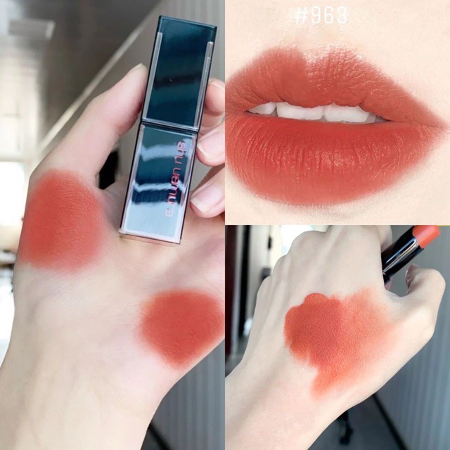 Son Shu Uemura Rouge Unlimited Amplified Vỏ Đen (sẵn nhiều màu)