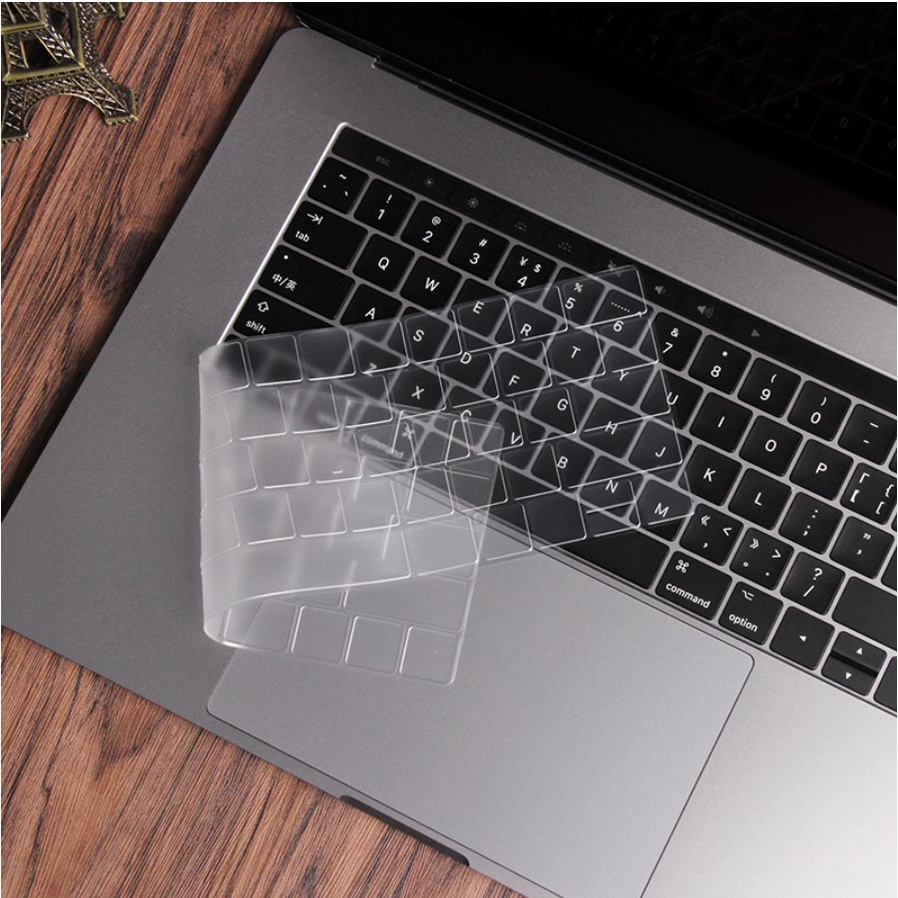 Lót Phím Trong TPU Bảo Vệ Bàn Phím Macbook Chống Bụi Bẩn, Chống Nước, Không Che Đèn Bàn Phím