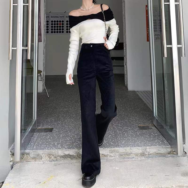 SUXI Quần Dài Ống Loe Thời Trang Mới