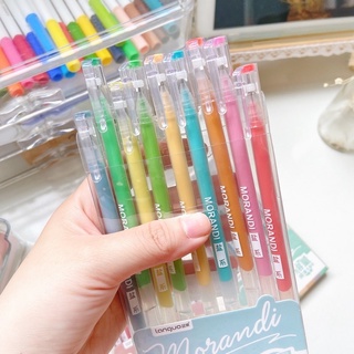  SET 9 BÚT GEL MÀU MORANDI DÙNG ĐỂ TAKE NOTE TRANG TRÍ SỔ TAY BULLET JOURNAL 