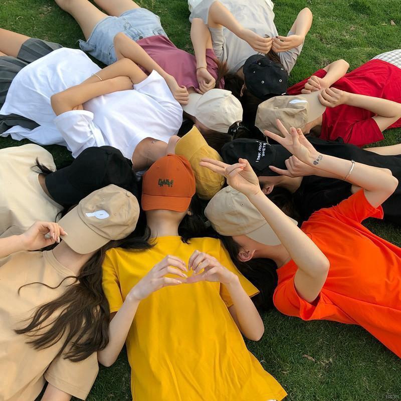 Áo thun tay ngắn dáng rộng kiểu đơn giản