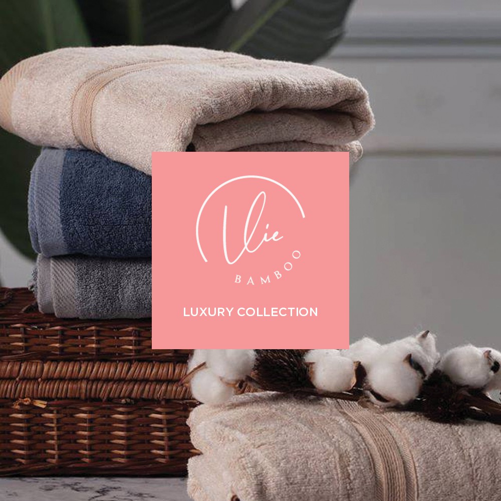 Khăn mặt sợi tre cao cấp VIECOTTON TDTR1  siêu óng siêu mềm thấm hút siêu kháng khuẩn siêu an toàn - 100% bông Bamboo