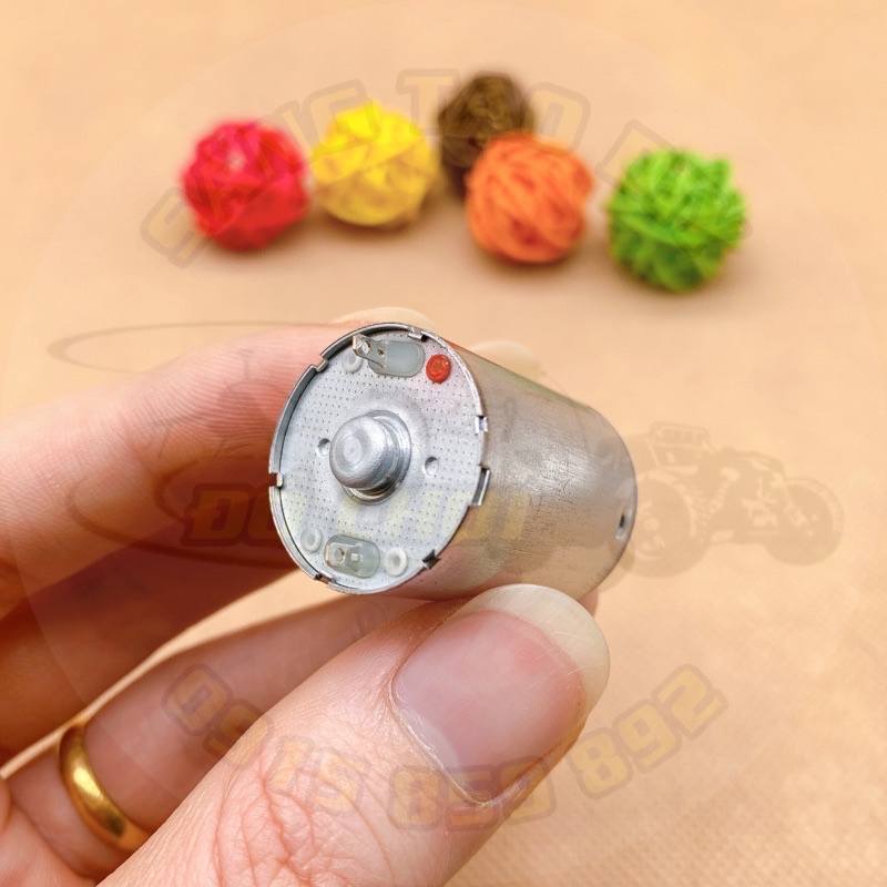 Động cơ 370 DC 6V tốc độ 6000 vòng / phút. Hoạt động êm ái