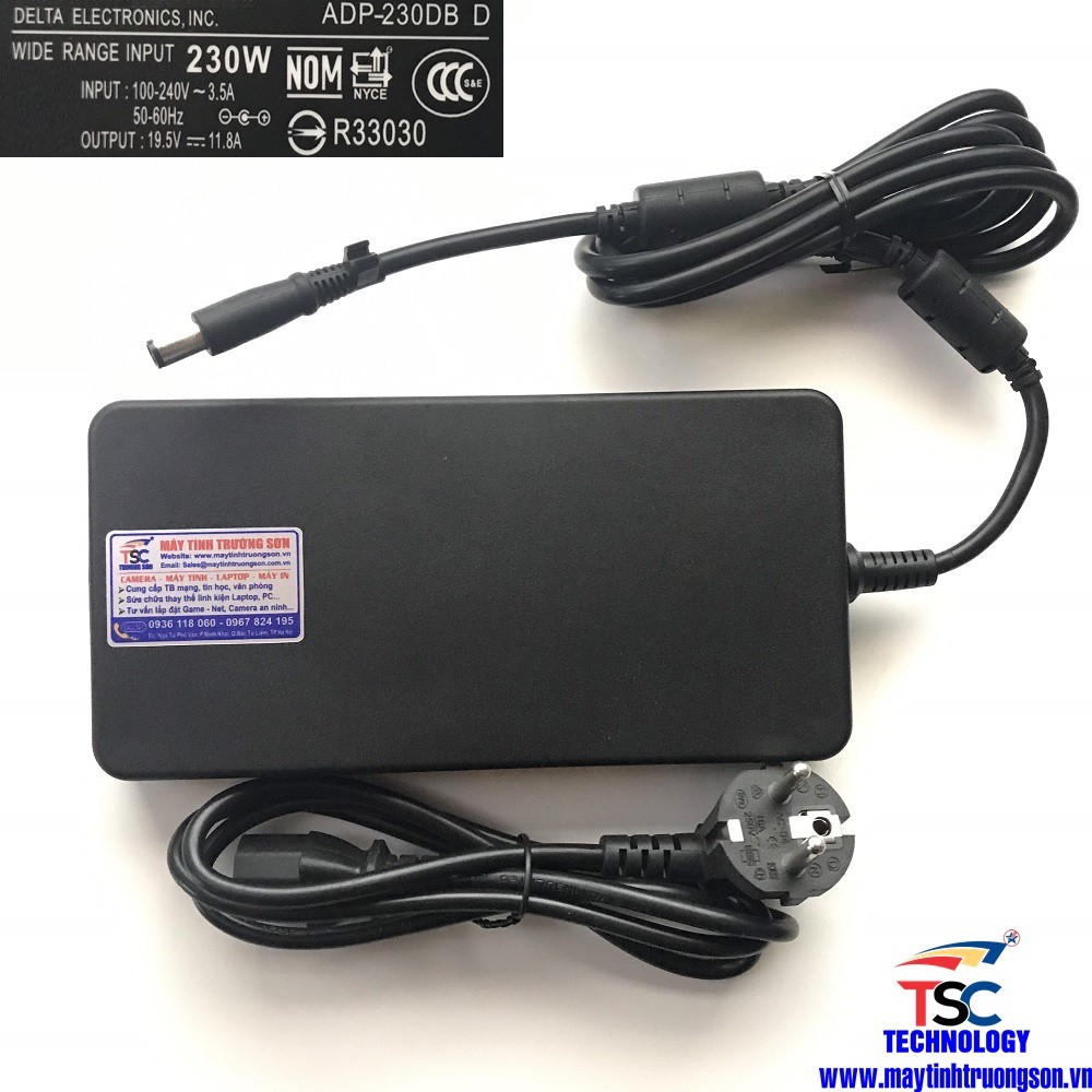 Sạc Laptop HP 19.5V-11.8A 230W Dùng Cho Máy Trạm, Workstation, Elitebook 8560W, ZBOOK | Bộ Sạc Zin Nhập Khẩu Chính Hãng