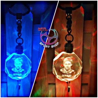 Móc treo - Móc khóa bóng đá LED Messi - M10