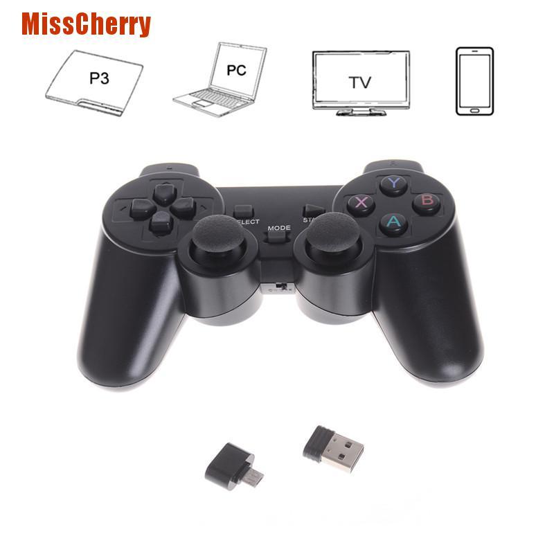 Tay Cầm Chơi Game Không Dây 2.4ghz Cho Ps3 Pc Tv Box