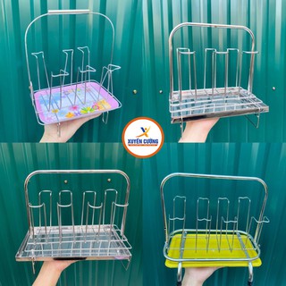 khay úp cốc inox - úp ly - cắm cốc inox cao cấp