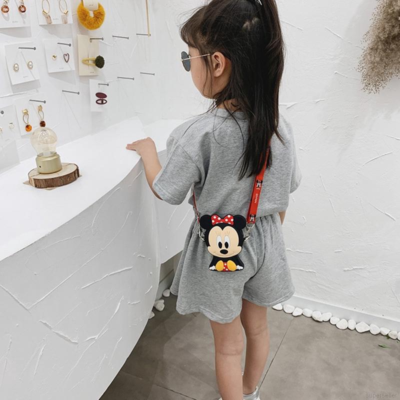 Túi Đeo Chéo Hình Chuột Mickey Đáng Yêu Dành Cho Bé