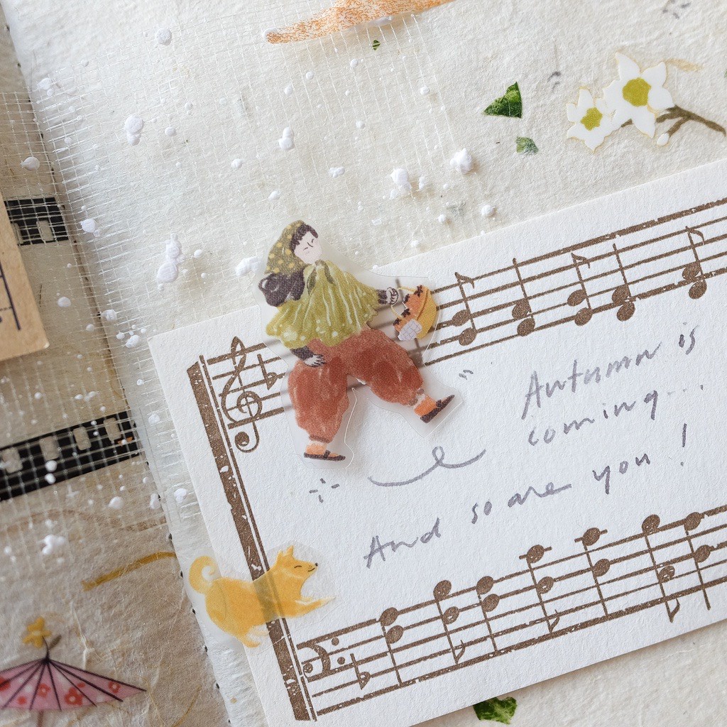 Stickers dạng PET Tape | Teayou Fairies | Chu kì chiết 100 cm