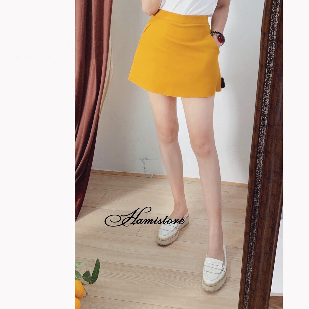 Quần giả váy dáng A