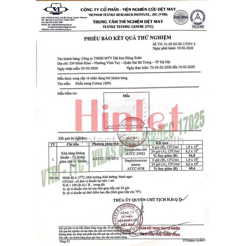 Khẩu Trang Vải Kháng Khuẩn Công Ty Dệt Kim Đông Xuân | BigBuy360 - bigbuy360.vn