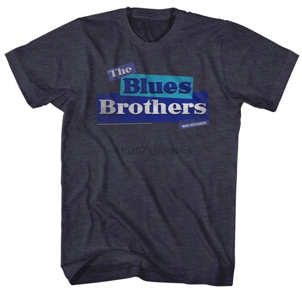Áo thun chính thức của The Blues Brothers World Class Navy Heather Logo Sizes Sm 5Xl