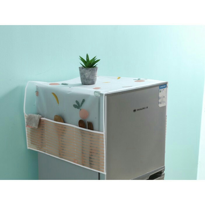 Tấm phủ tủ lạnh họa tiết hiện đại