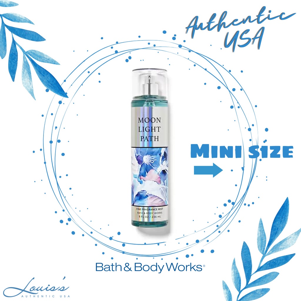 MOONLIGHT PATH  - Body mist / Xịt thơm toàn thân Bath & Body Works Mỹ