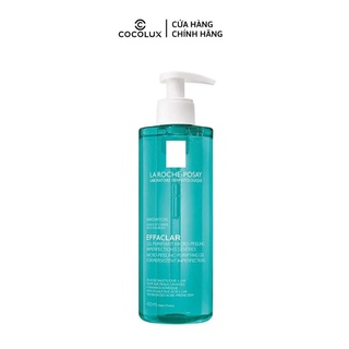 Gel rửa mặt, tắm la roche posay effaclar làm sạch giảm mụn 400ml