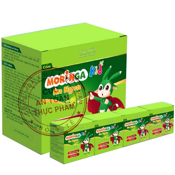 Moringa Kid - Giúp hỗ trợ ổn định tiêu hóa, kích thích ăn ngon, giảm táo bón, nâng cao sức đề kháng (20 gói)