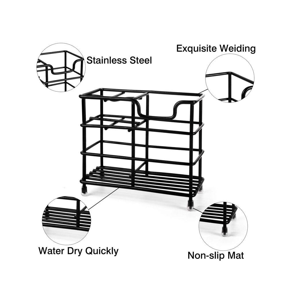 Giá Đỡ Bàn Chải Đánh Răng Đa Năng Tiết Kiệm Không Gian Chống Rỉ