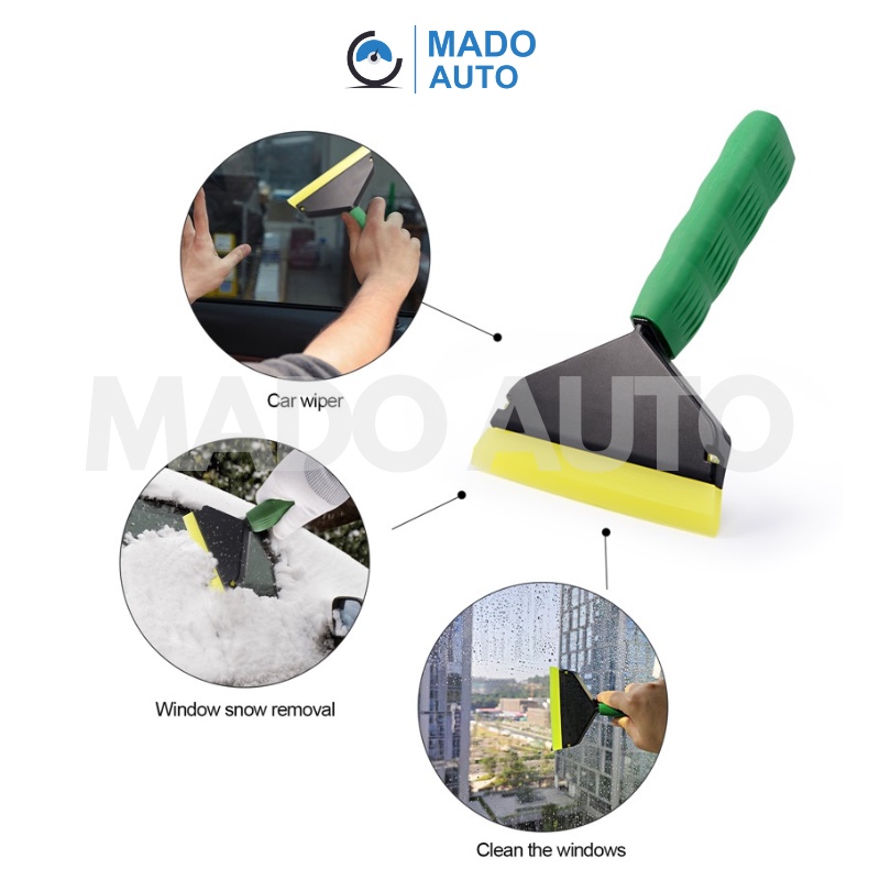 Gạt lưỡi cao su dán Film Phim cách nhiệt kính xe ô tô tay cầm dài MADO F68 Squeegee