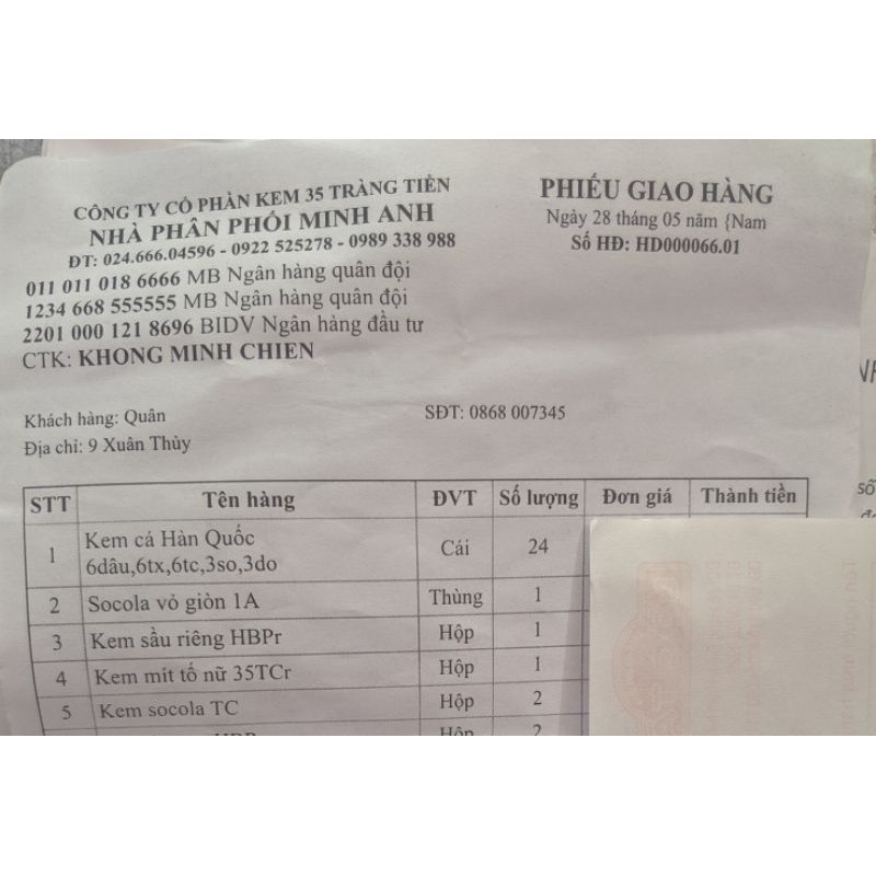 Kem bánh cá Samanco Hàn Quốc các vị