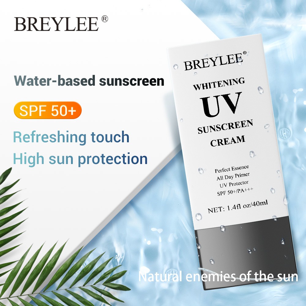 [Mã FMCGMALL - 8% đơn 250K] Kem chống nắng Breylee chống tia UV cho làn trắng sáng dung tích 40ml