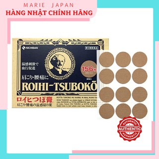 Miếng Dán Huyệt Đạo Giảm Đau Nhức Roihi Tsuboko Hộp 156 Miếng