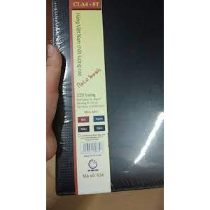 Sổ bìa da mềm A4 trang Minh Châu cao cấp - sổ da máy viền Classic, có mút- 1 quyển