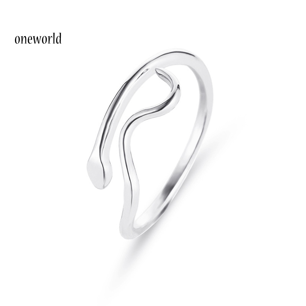 Nhẫn Gợn Sóng Nước Điều Chỉnh Được Thời Trang Cho Nữ